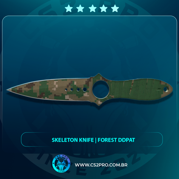 #1806 ★ Skeleton Knife | Forest DDPAT 